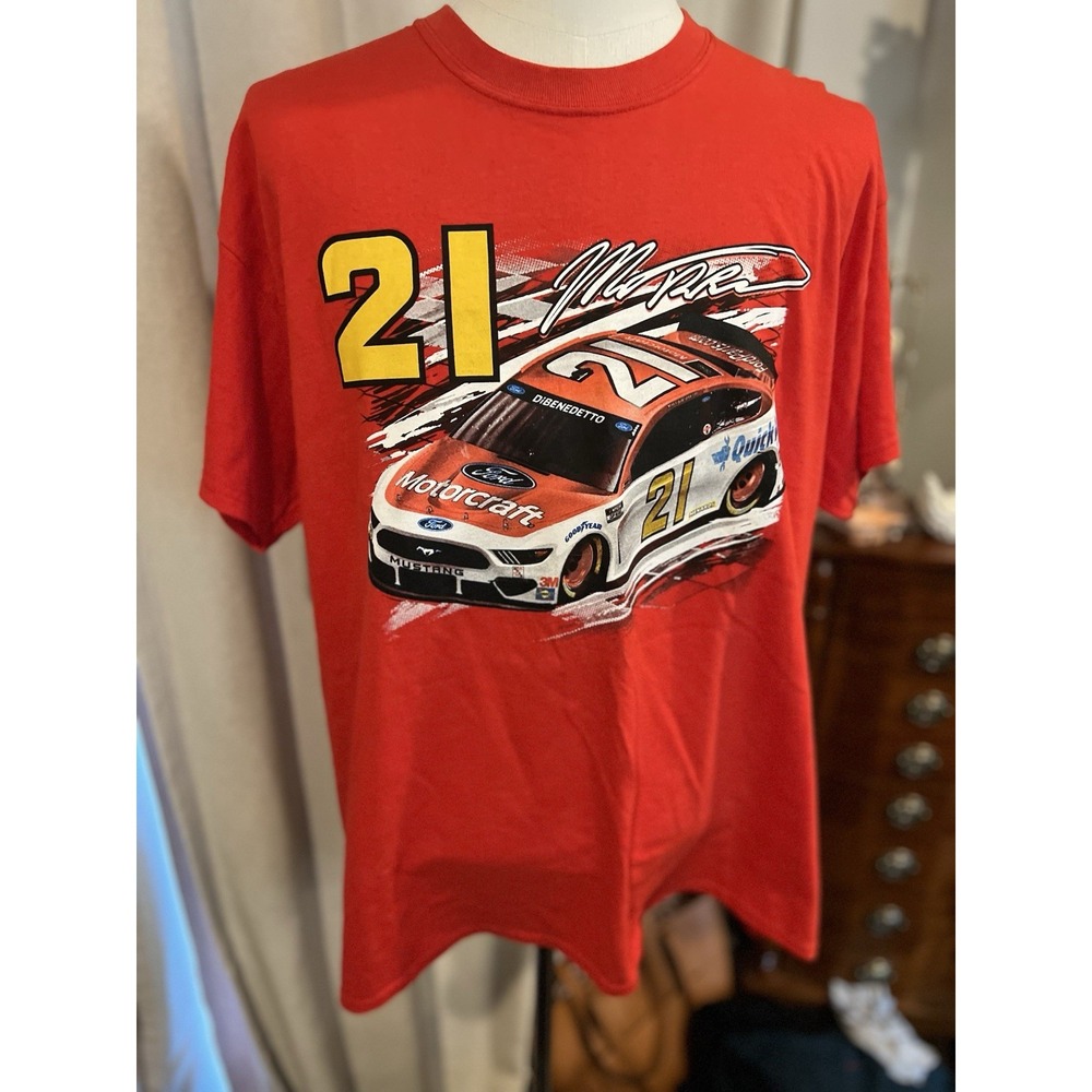 NASCAR Matt Dibenedetto Number‎ 21 T Shirt xl Red